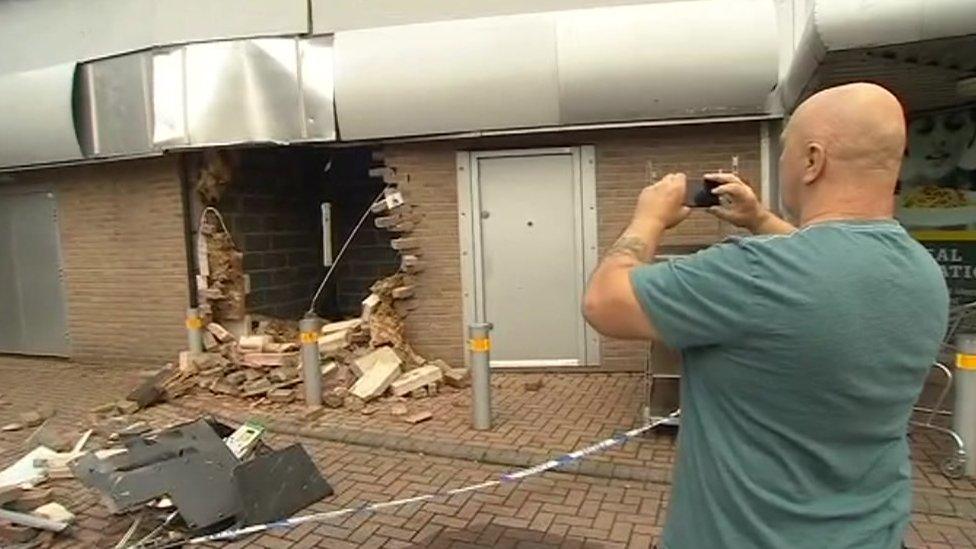 Ram raid in Hatton