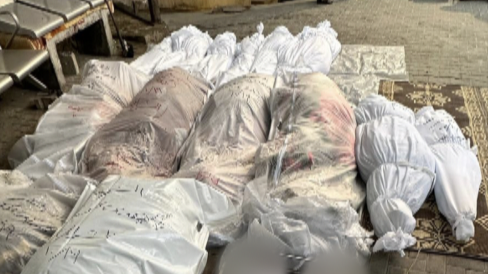 Bodies of Khalil Khader's family