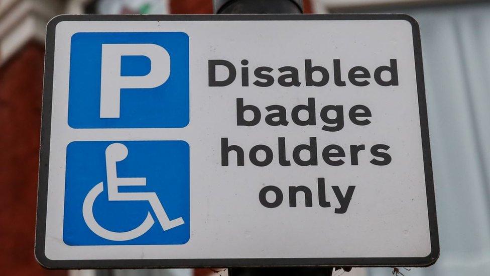 disabled parking sign