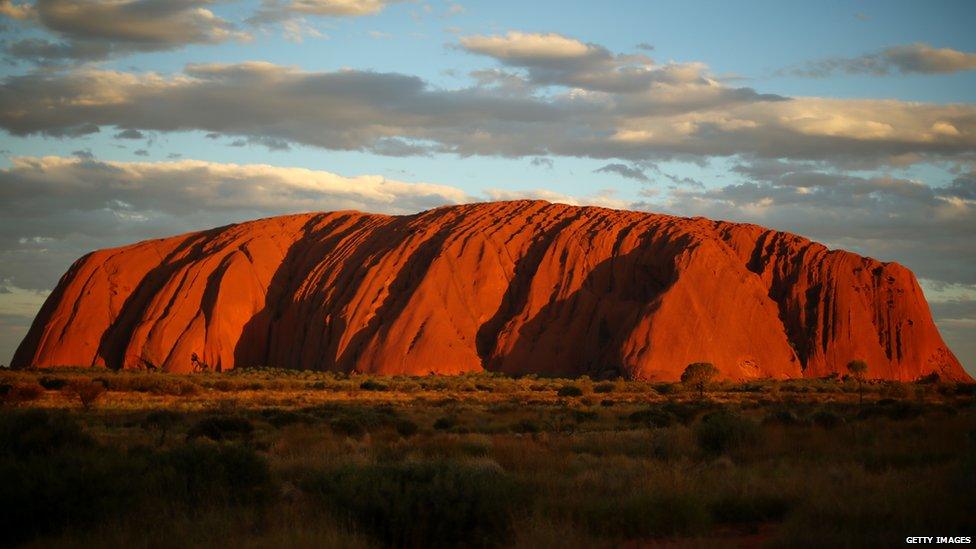 Landscape of Uluru/Ayers Rock 27 November 2013