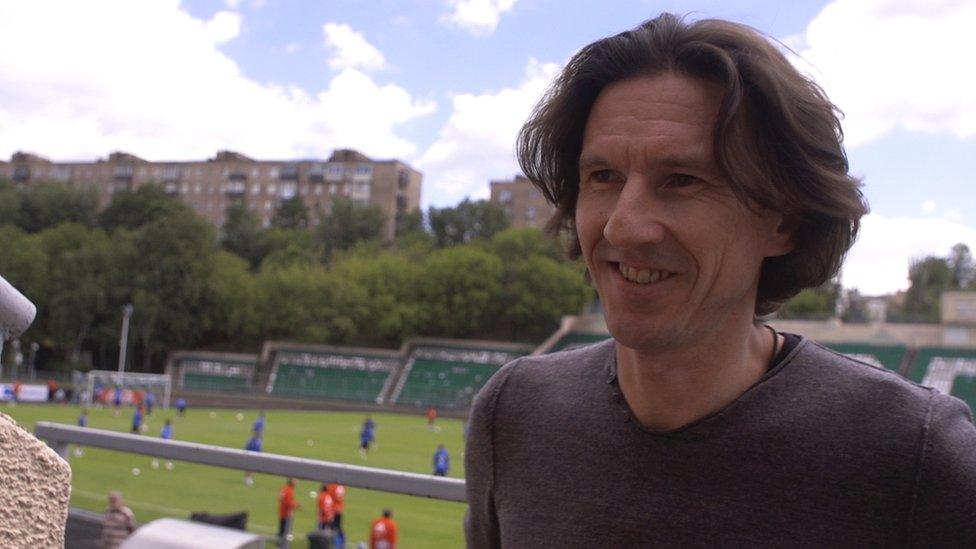 Russian football's anti-racism inspector Alexei Smertin