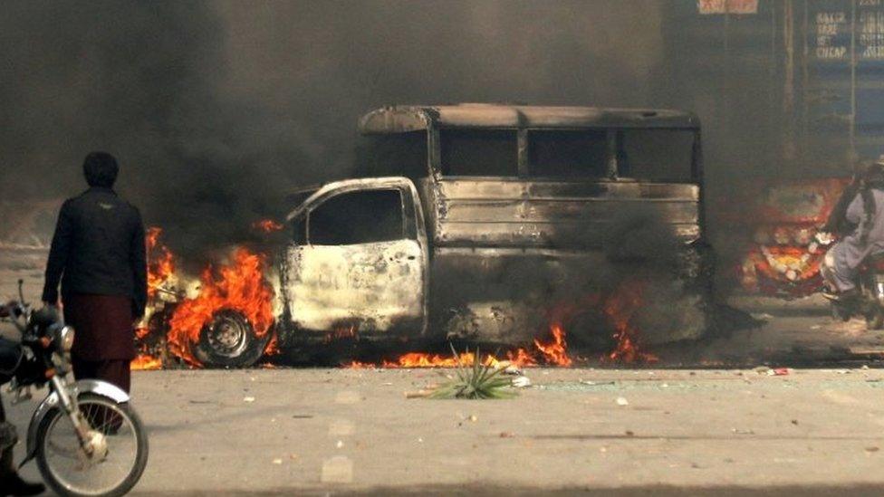 Protest in Islamabad, Pakistan. Photo: 25 November 2017