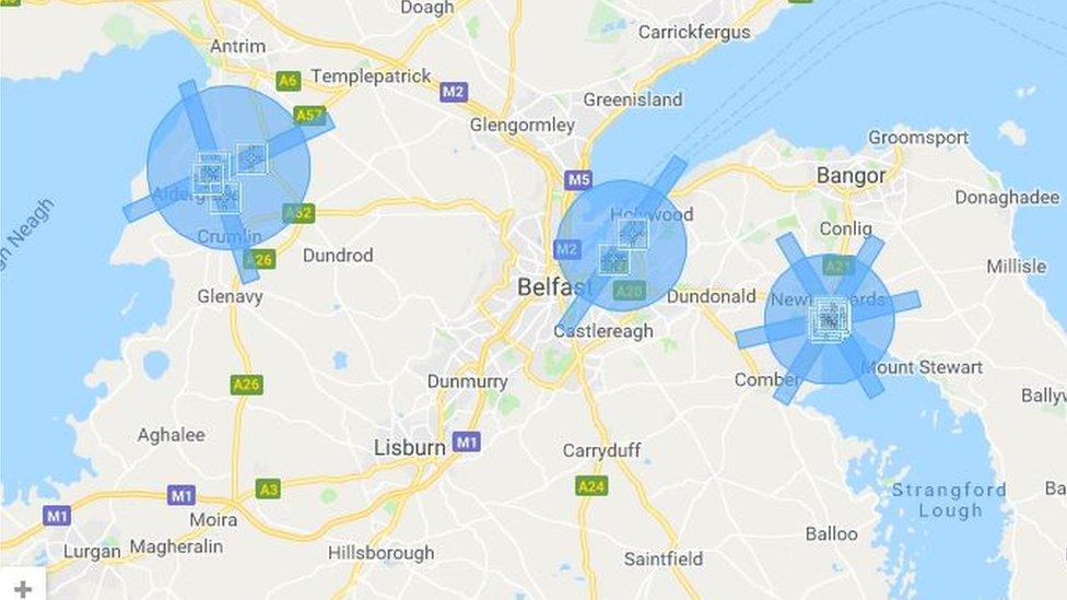 There are three restriction zones in Antrim