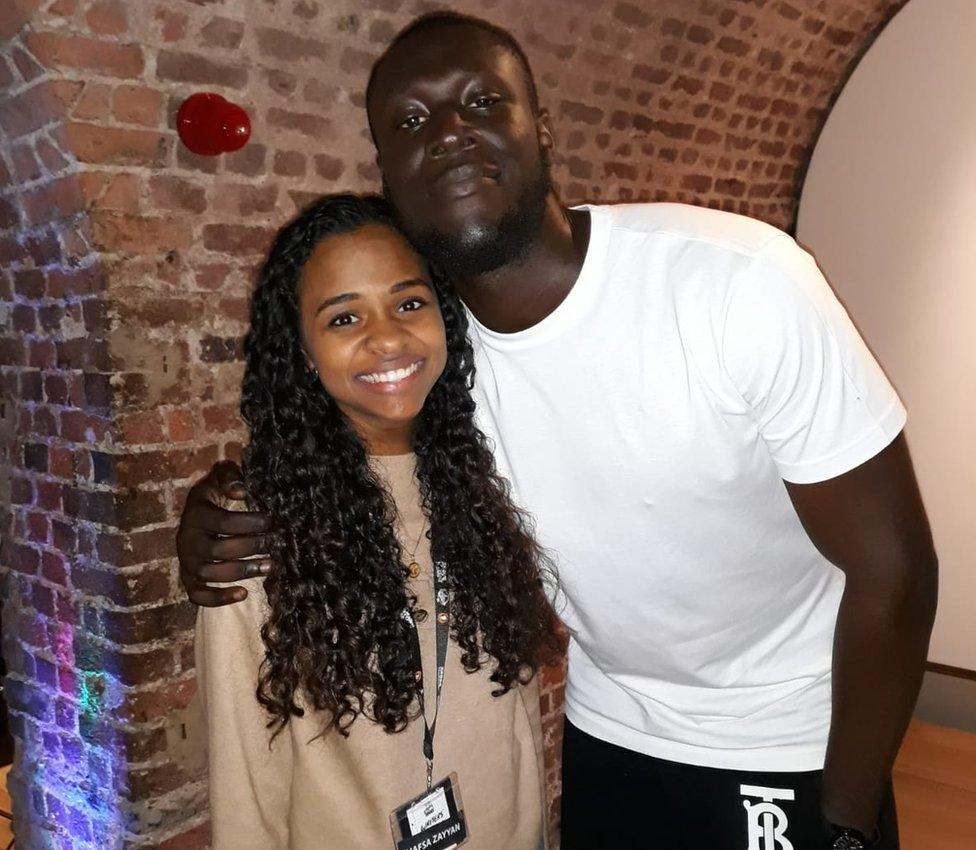 Hafsa Zayyan and Stormzy