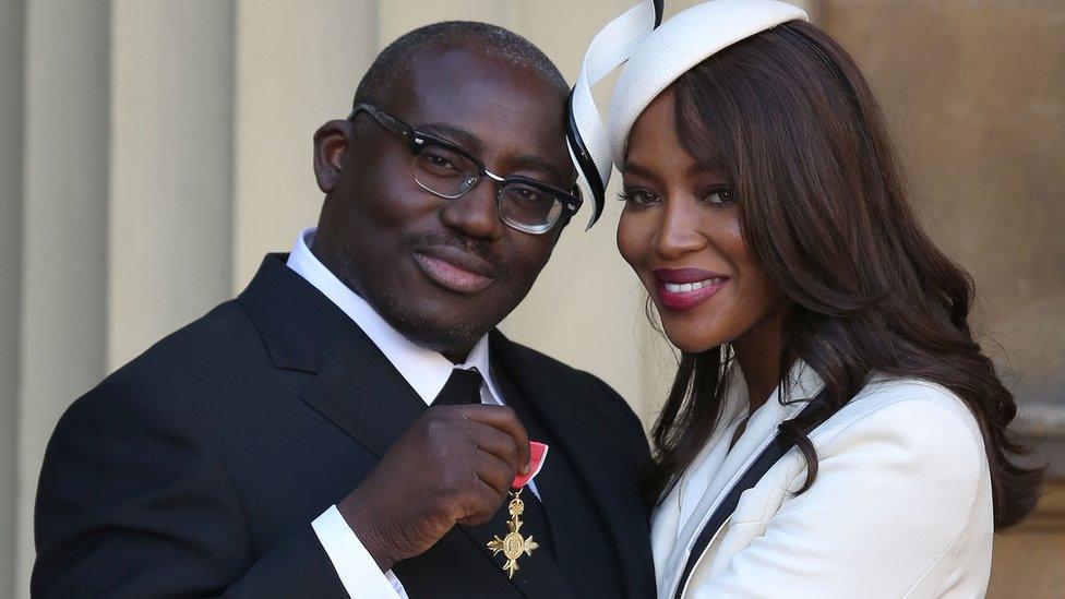 Edward Enninful and Naomi Campbell