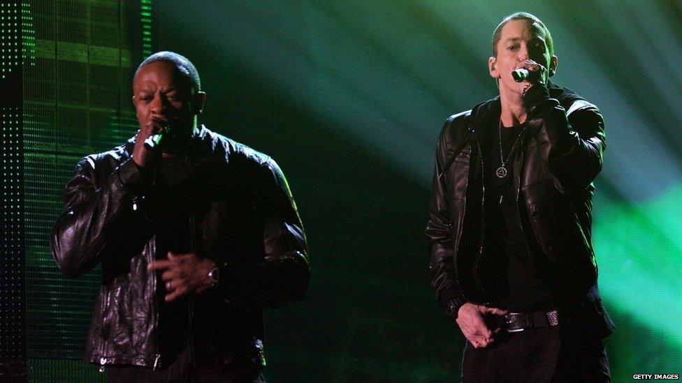 Eminem and Dr Dre