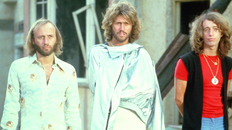 The Bee Gees in 1977