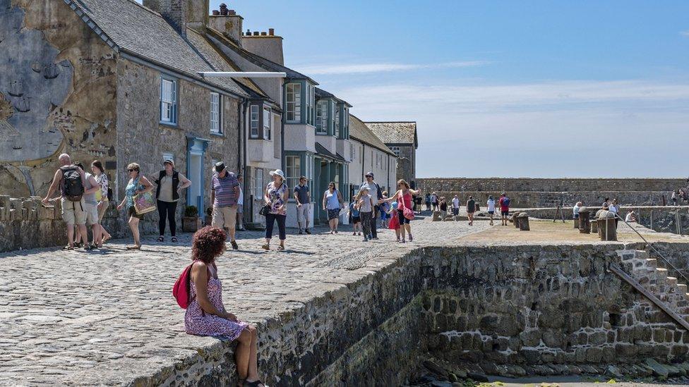 The harbour at St Michael's Mount