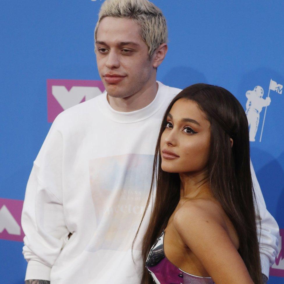 Pete Davidson and Ariana Grande