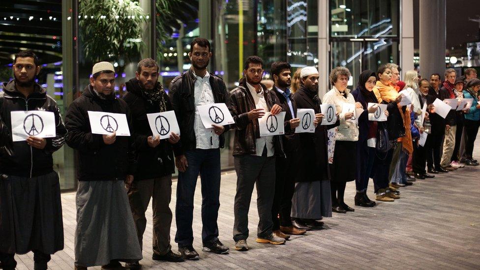 Vigil in London