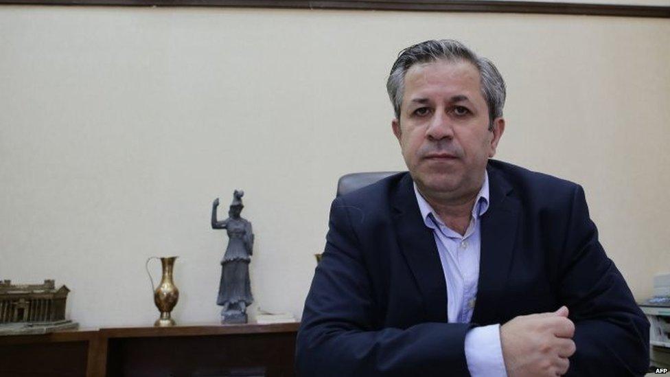 Syria's Director of Antiquities Maamoun Abdul Karim (19 August 2015)