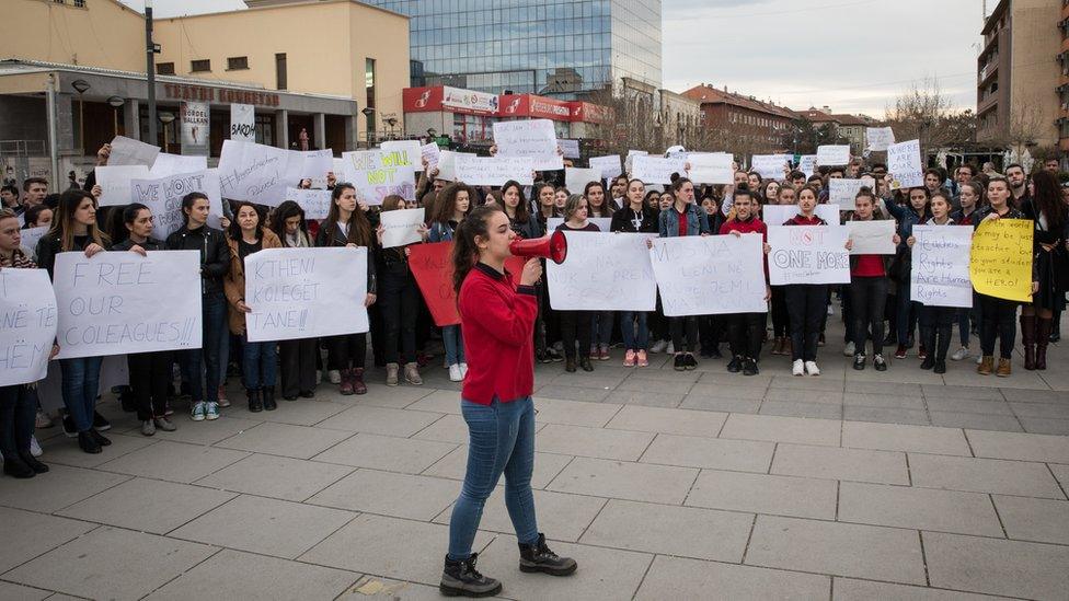 Pristina protest, 30 Mar 18