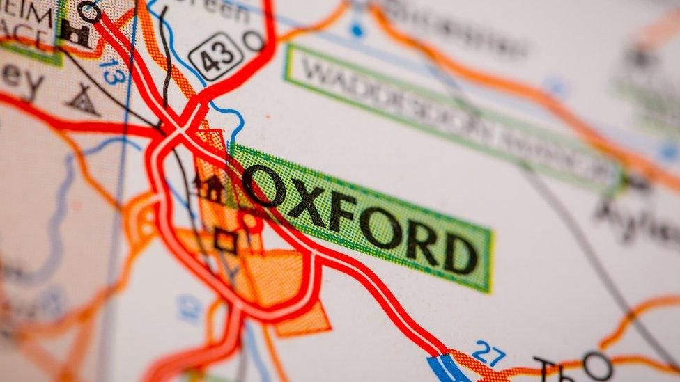 Oxford map