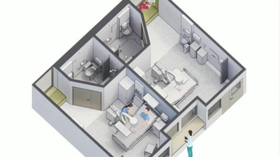 Artist's impression of new ensuite rooms