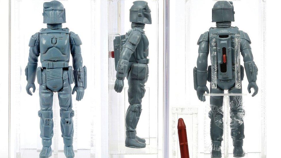 Unpainted L-slot rocket firing Boba Fett prototype