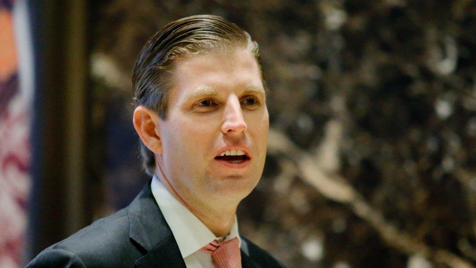 Eric Trump in New York (17 November 2016)