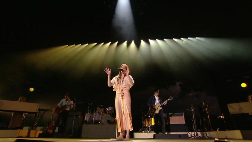 Florence and the Machine performs