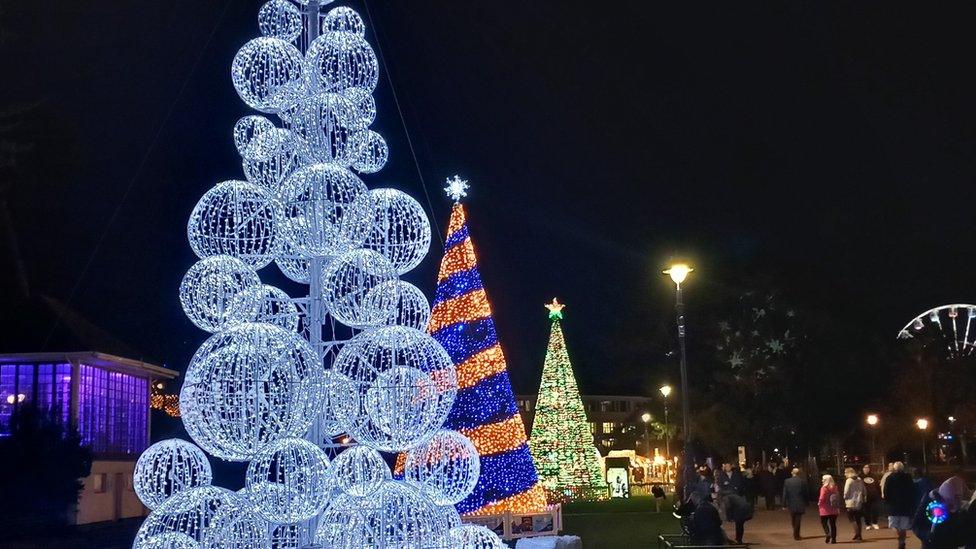 Bournemouth festive lights