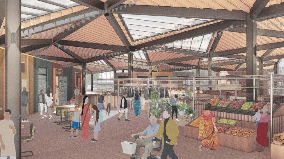 Ashton Market Square planning application images