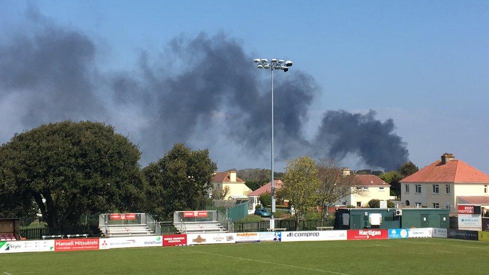 tamba park from nearby rugby field