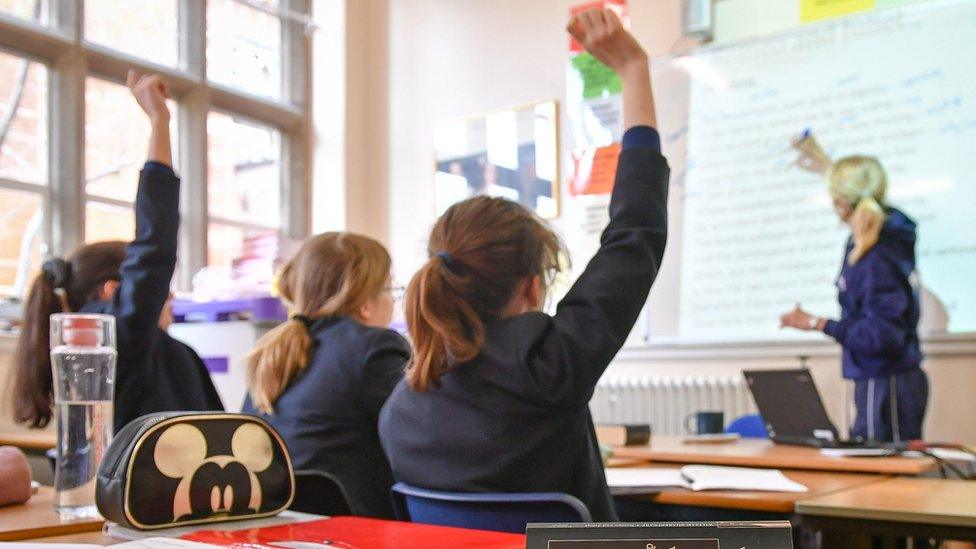 Children in a classroom