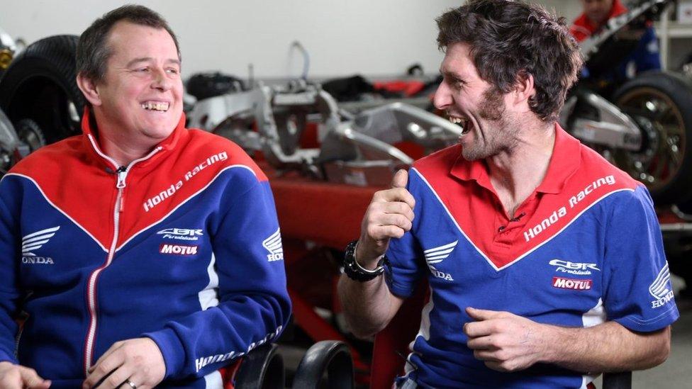 John McGuinness and Guy Martin