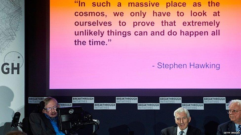 Prof Stephen Hawking said efforts to create thinking machines posed a threat to our very existence.