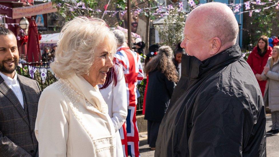 Camilla with Steve McFadden