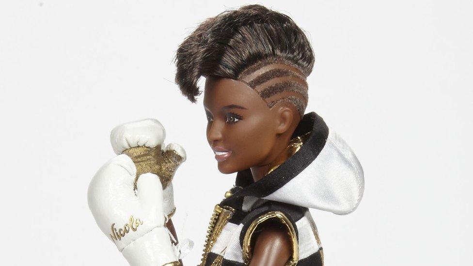 Nicola Adams Barbie doll