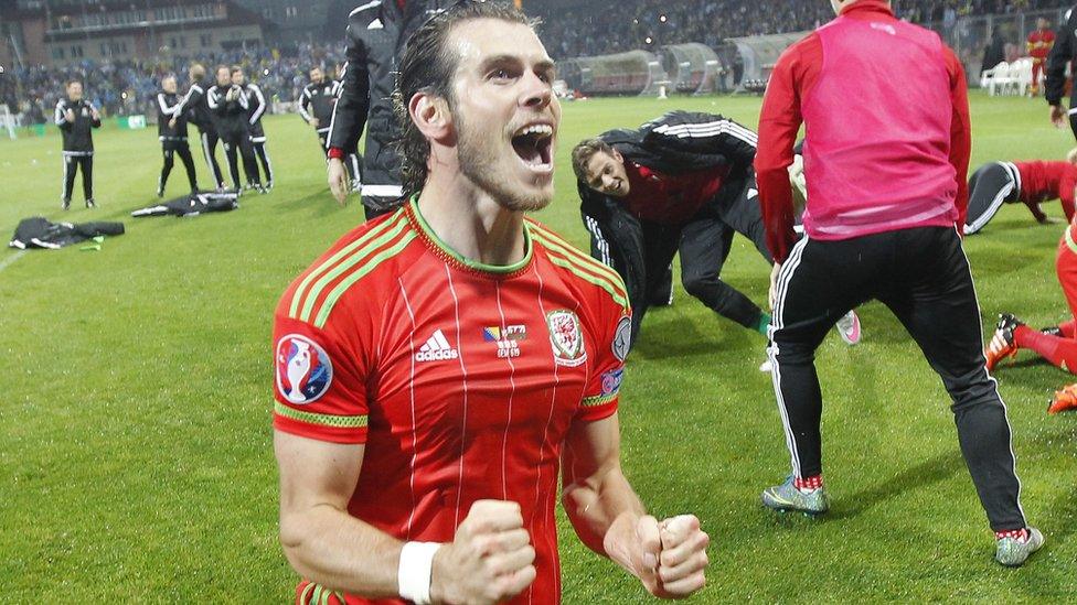 Gareth Bale takes a moment to allow the result to sink in.