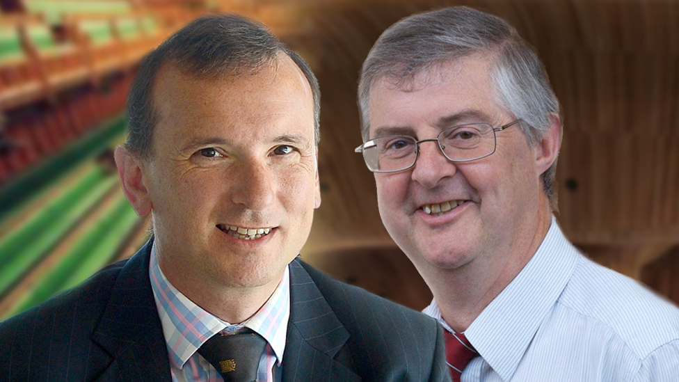 Alun Cairns and Mark Drakeford