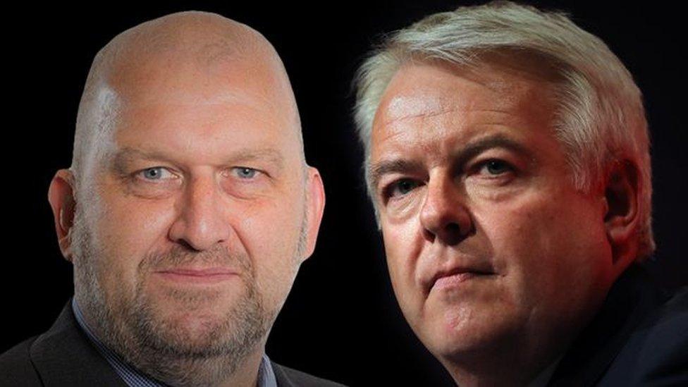 Carl Sargeant a Carwyn Jones