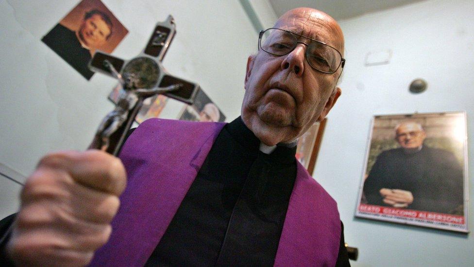 The Church's most prominent exorcist, Gabriele Amorth, died in September 2016