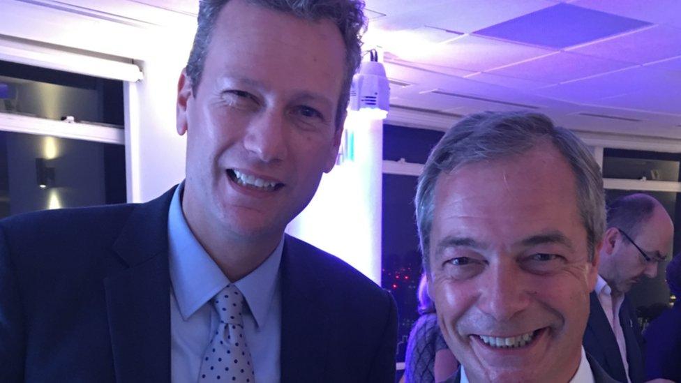 Nathan Gill and Nigel Farage