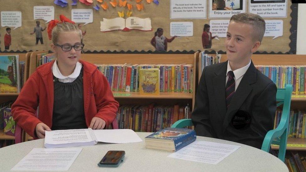 children read to Duchess of Cornwall on the phone