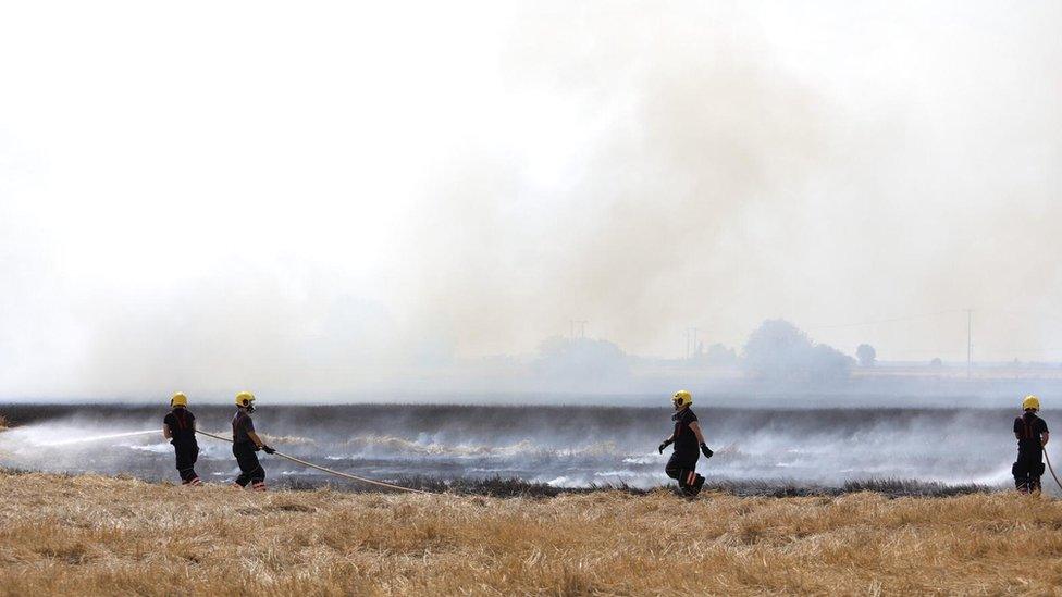 Pondersbridge fire