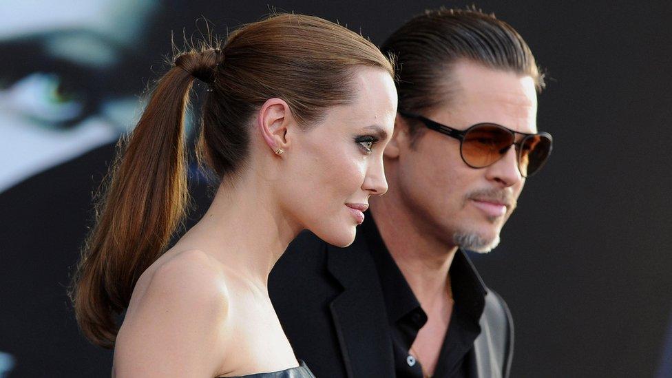 Angelina Jolie and Brad Pitt