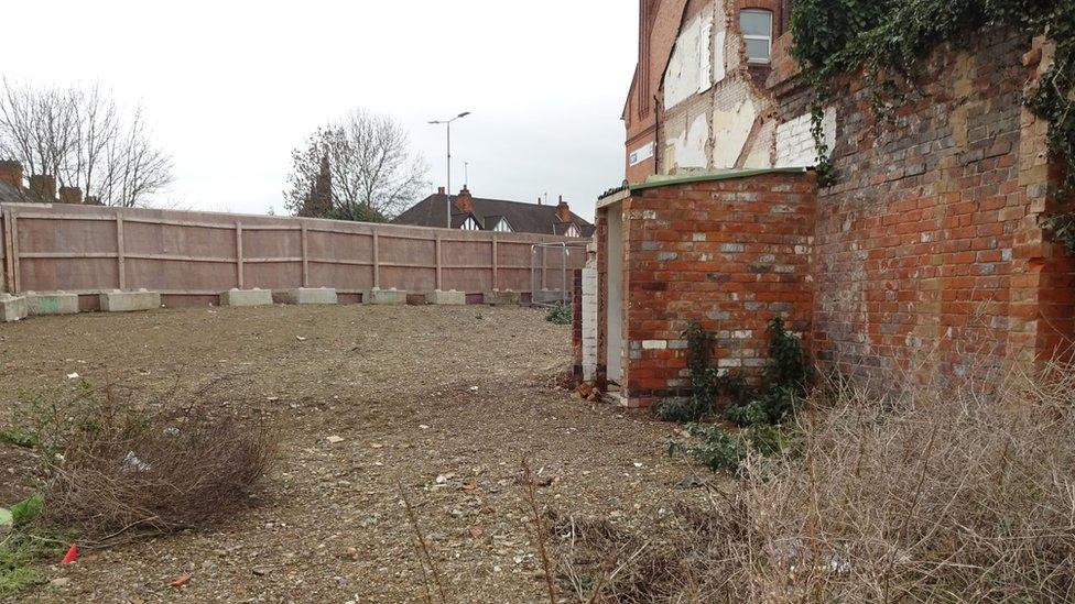 Hinckley Road demolished site