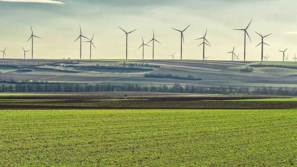 An onshore wind farm