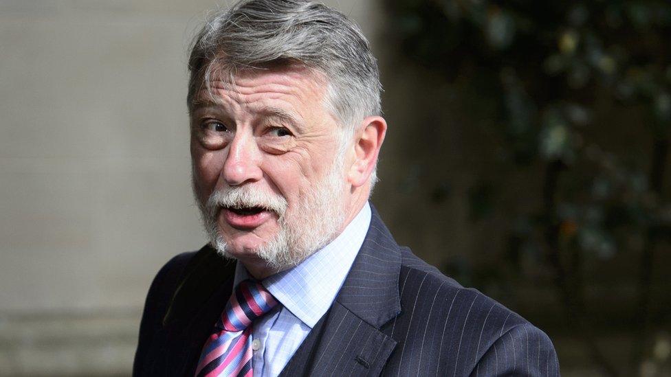 Donald Findlay outside the High Court in Glasgow