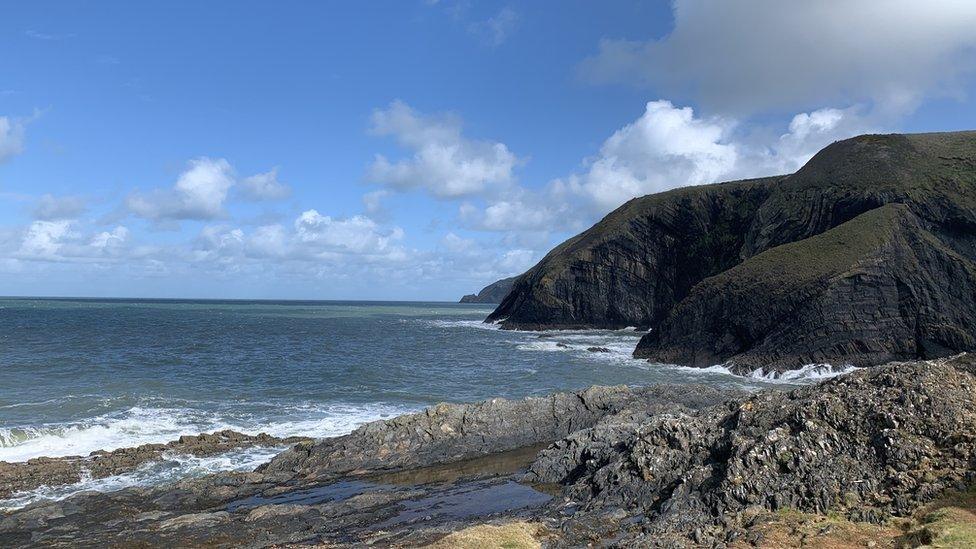 Ceibwr Bay in Pembrokeshire