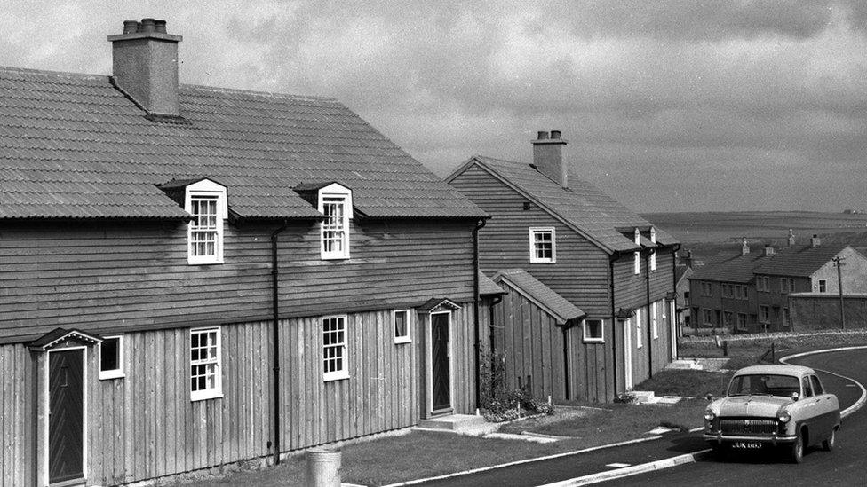 Wooden houses