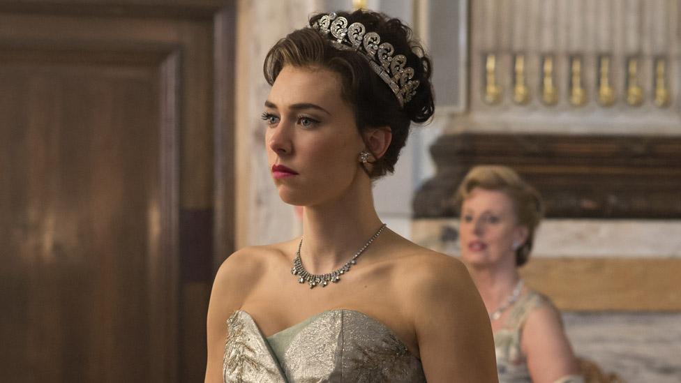 Vanessa Kirby in The Crown