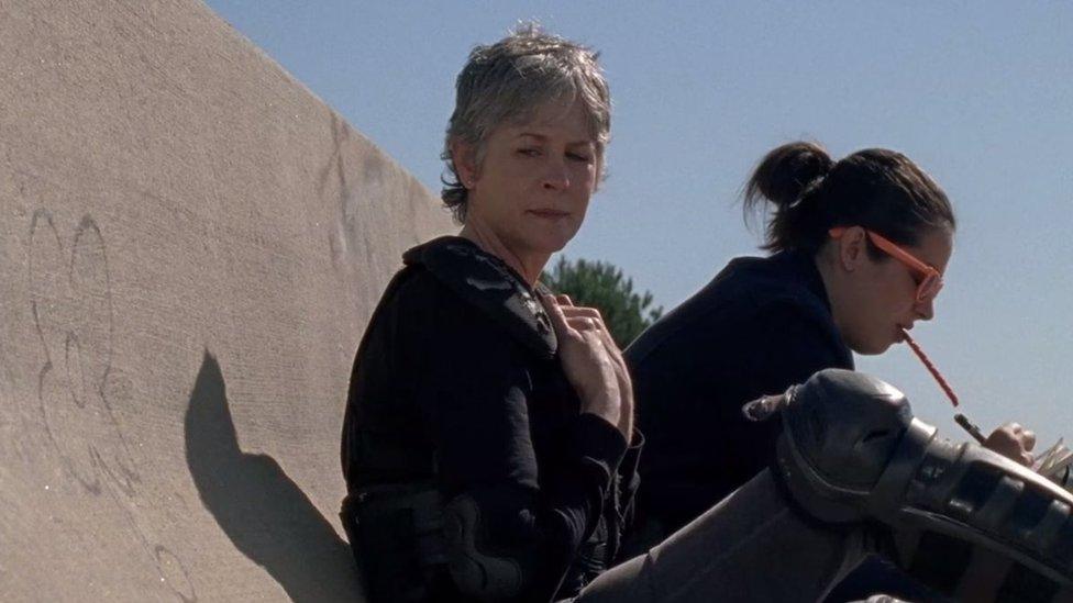 Melissa McBride and Alanna Masterson