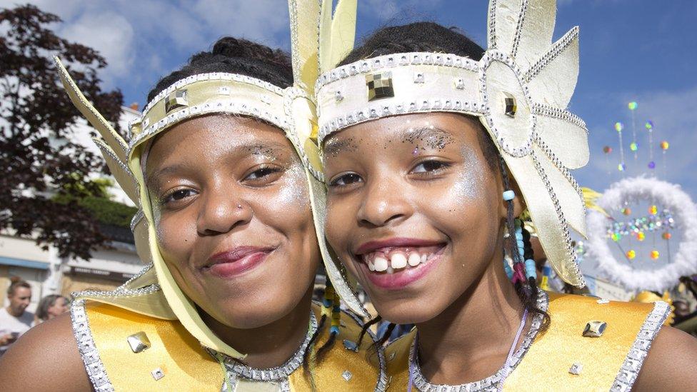 children's day parade at Notting Hill Carnival