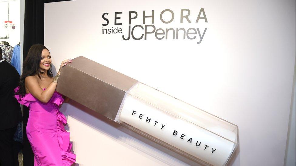 Rihanna attends Fenty Beauty's 1-year anniversary at Sephora inside JCPenney on September 14, 2018 in Brooklyn, New York.