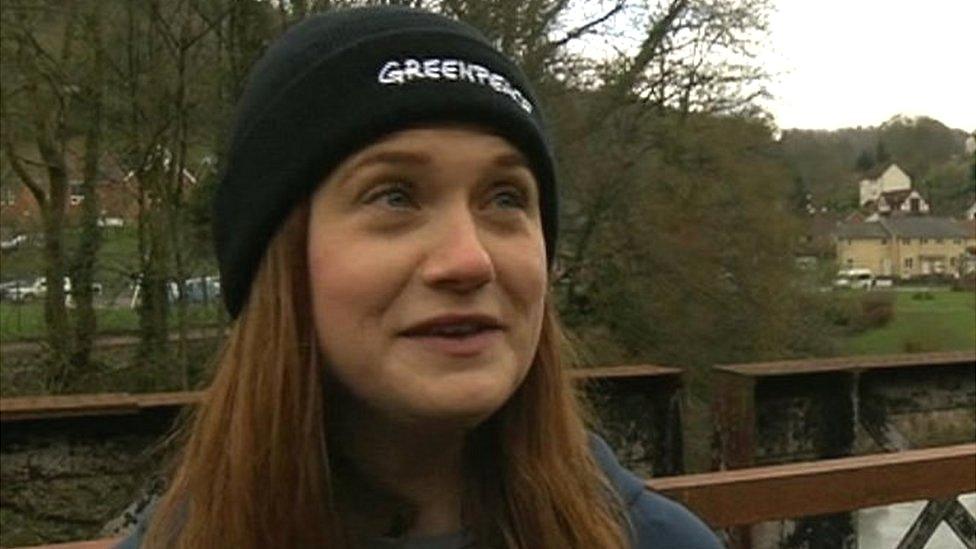 Bonnie Wright on the River Wye