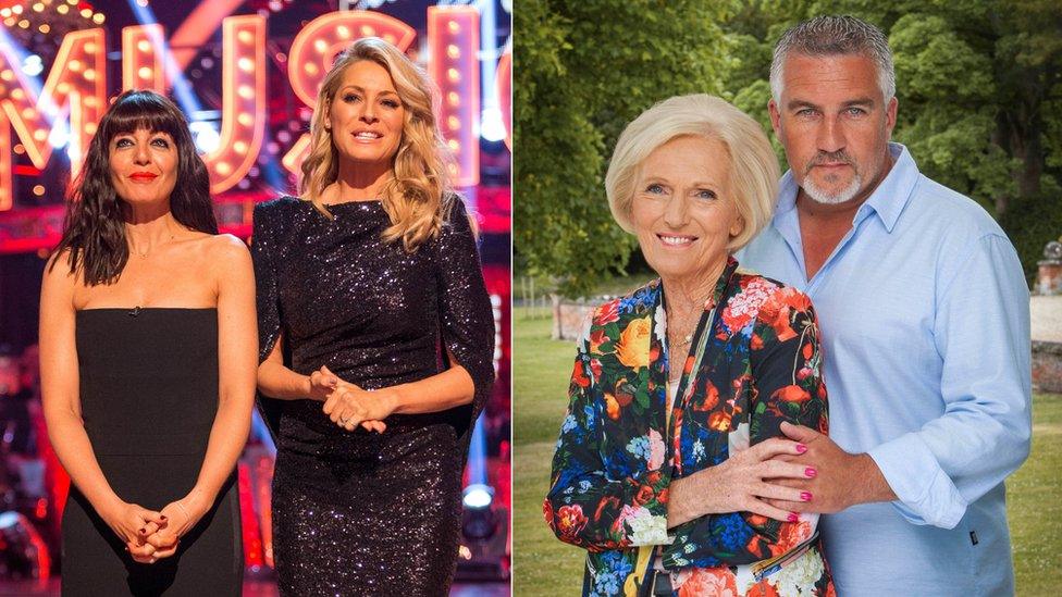 Claudia Winkleman, Tess Daly, Mary Berry and Paul Hollywood