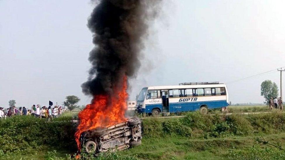 violence during farmer protests