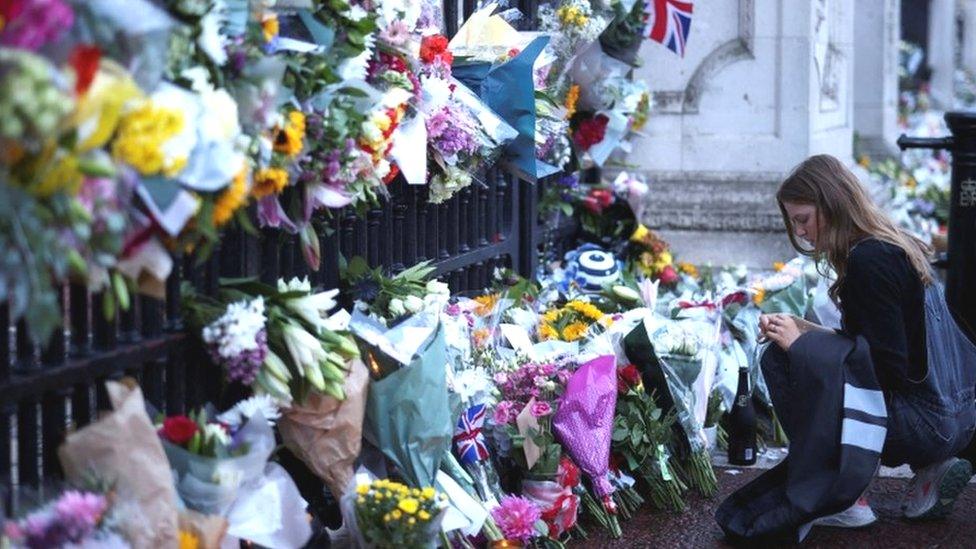 floral tributes